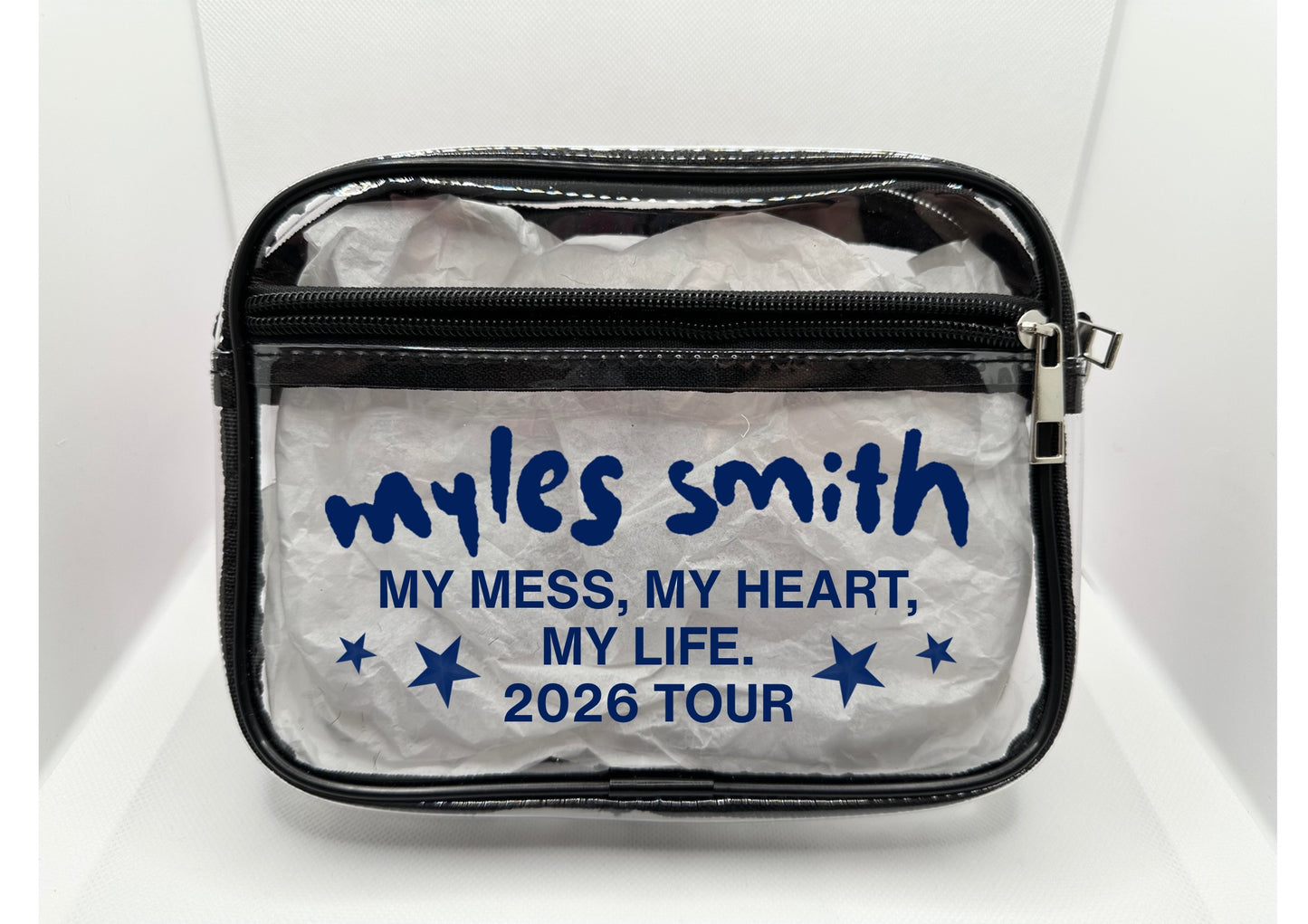 MS 2026 Tour Concert Bag Clear Stadium Approved PVC Concert Crossbody
