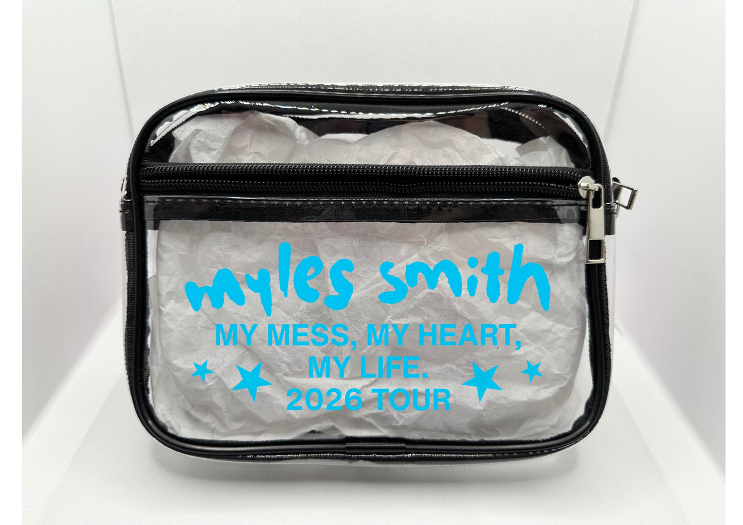 MS 2026 Tour Concert Bag Clear Stadium Approved PVC Concert Crossbody