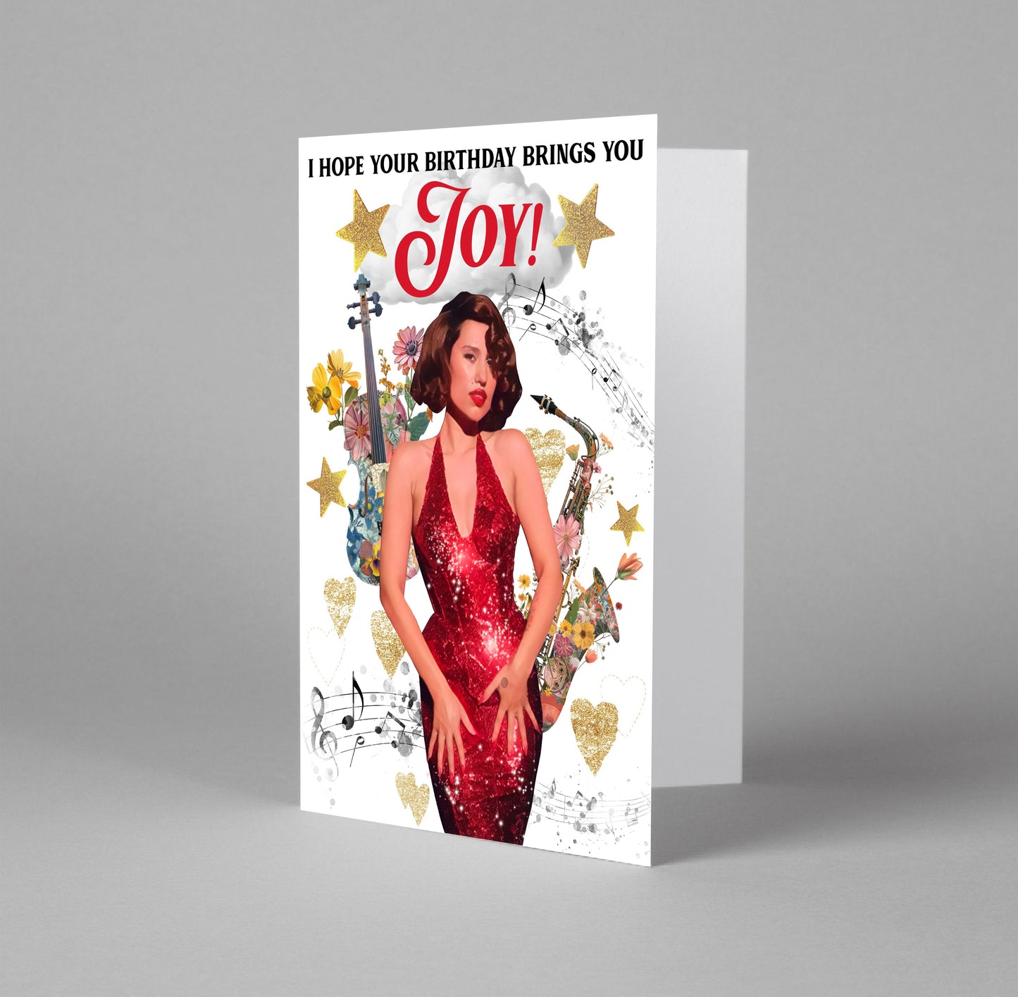 R Pop Star Birthday Card