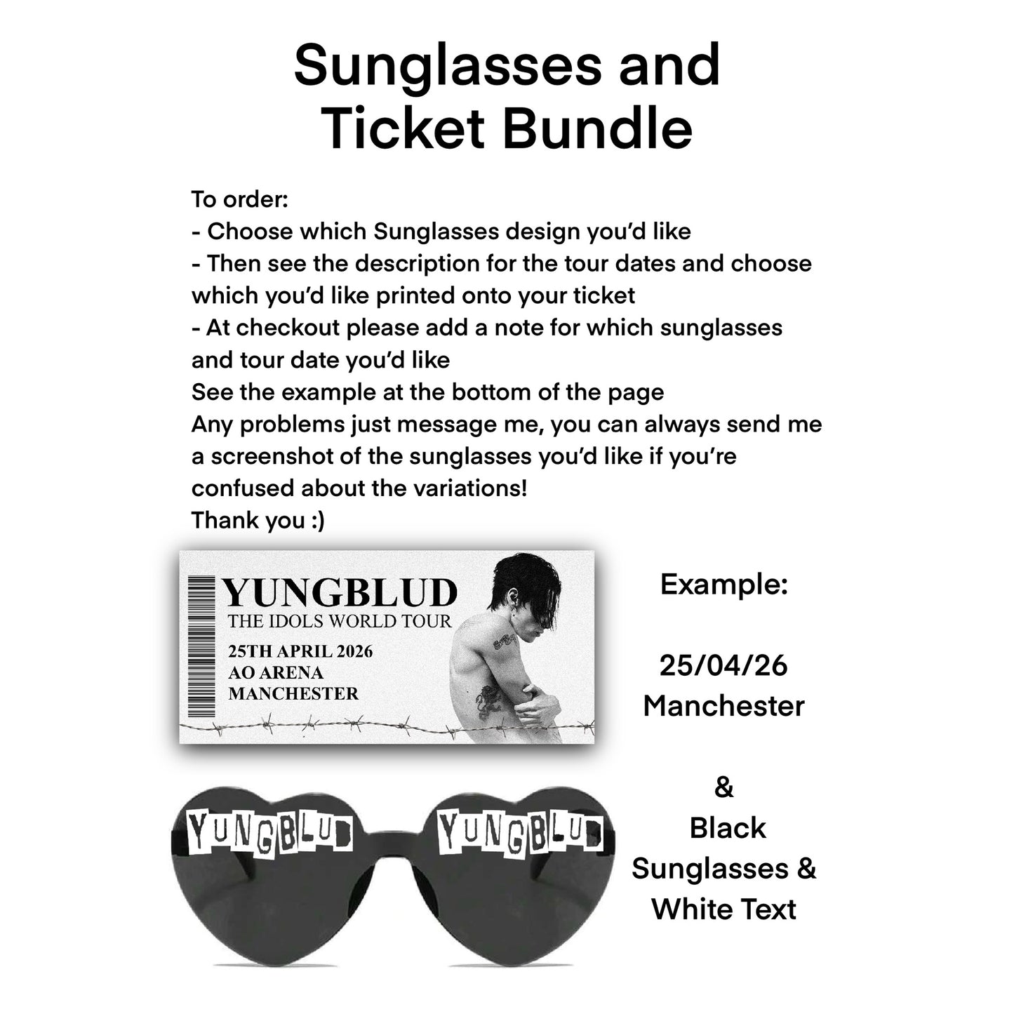 YB Concert Sunglasses 2