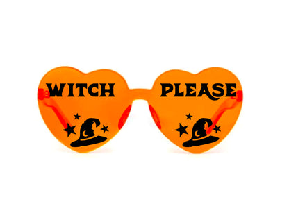 Halloween Sunglasses, Halloween Heart Shaped Sunglasses Halloween Party Dress Up