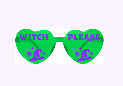 Halloween Sunglasses, Halloween Heart Shaped Sunglasses Halloween Party Dress Up