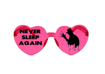 Horror Movie Character Sunglasses, Halloween Heart Shaped Sunglasses Halloween Party Dress Up