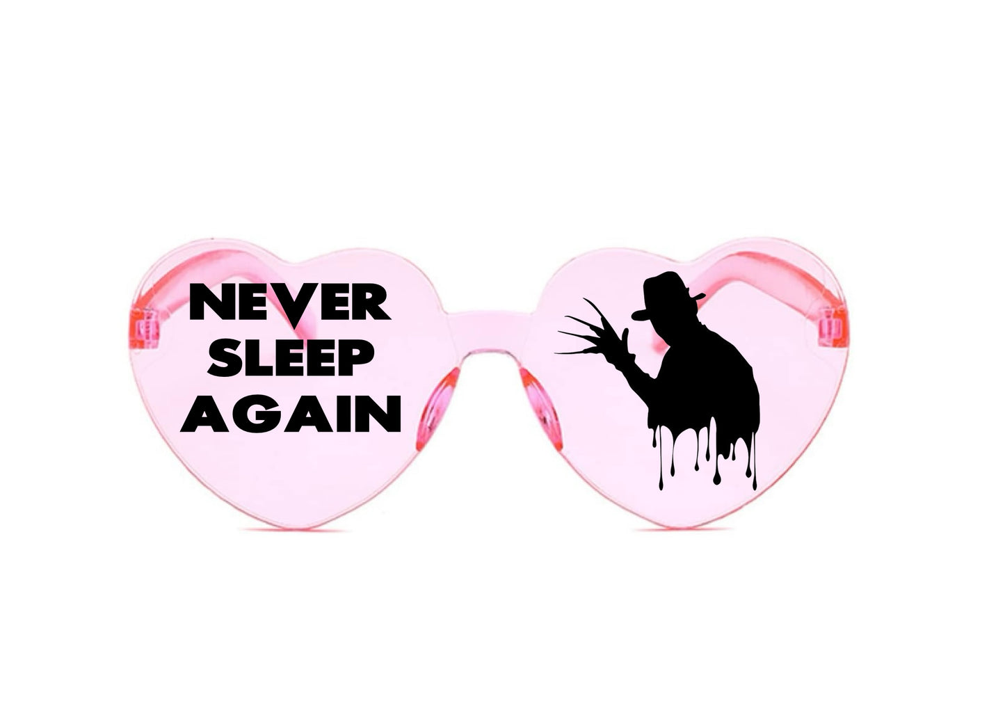 Horror Movie Character Sunglasses, Halloween Heart Shaped Sunglasses Halloween Party Dress Up