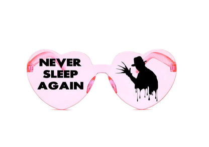 Horror Movie Character Sunglasses, Halloween Heart Shaped Sunglasses Halloween Party Dress Up