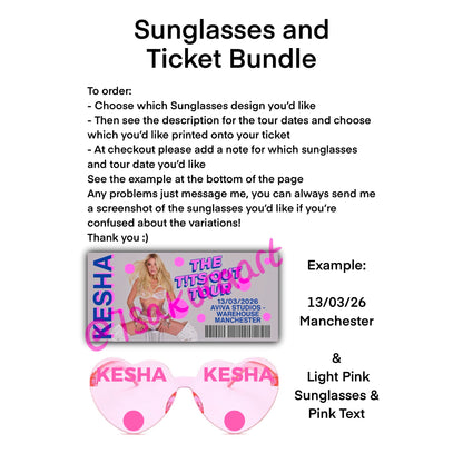 Popstar Tour Sunglasses