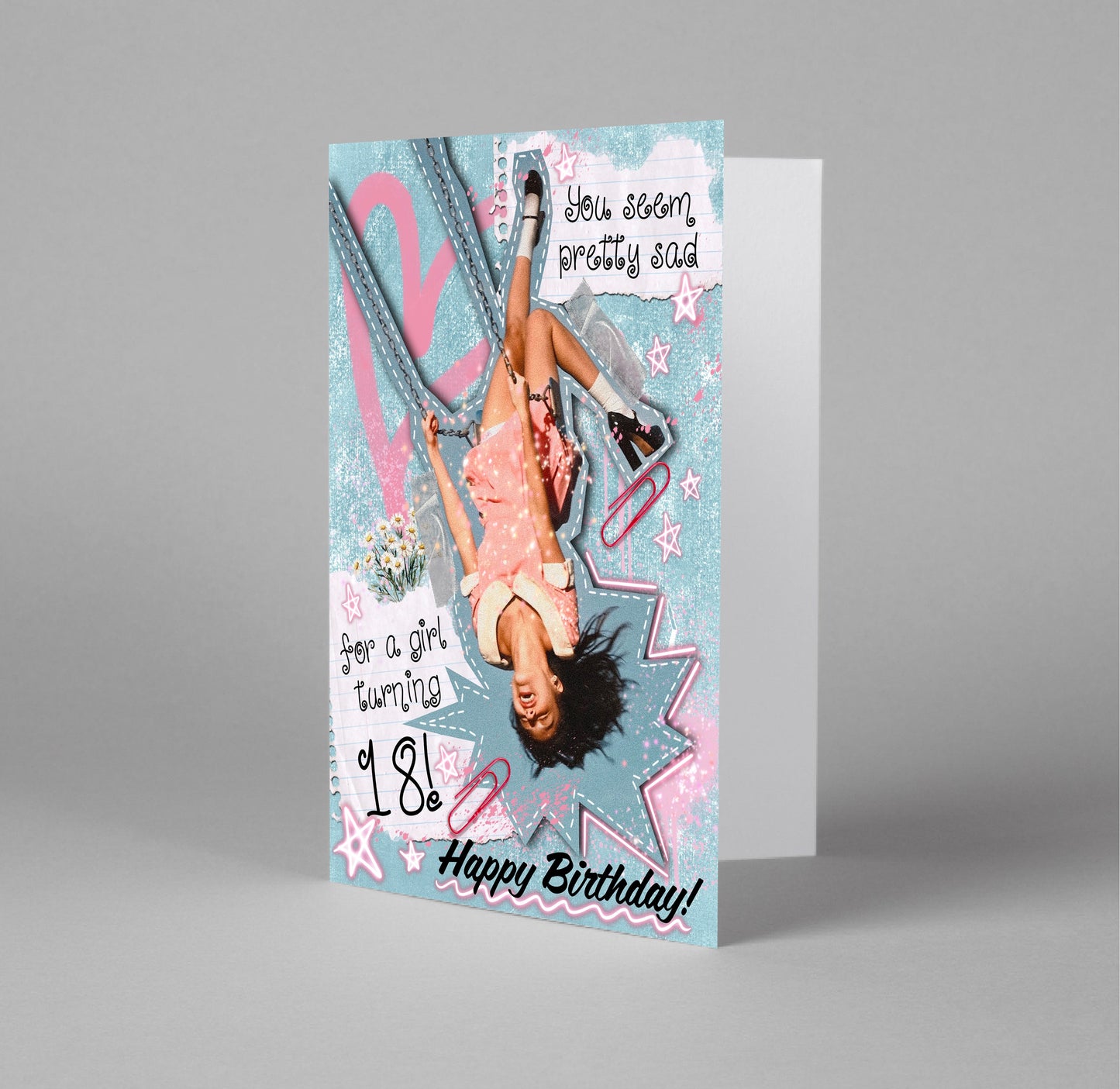 OR Pop Star Birthday Card