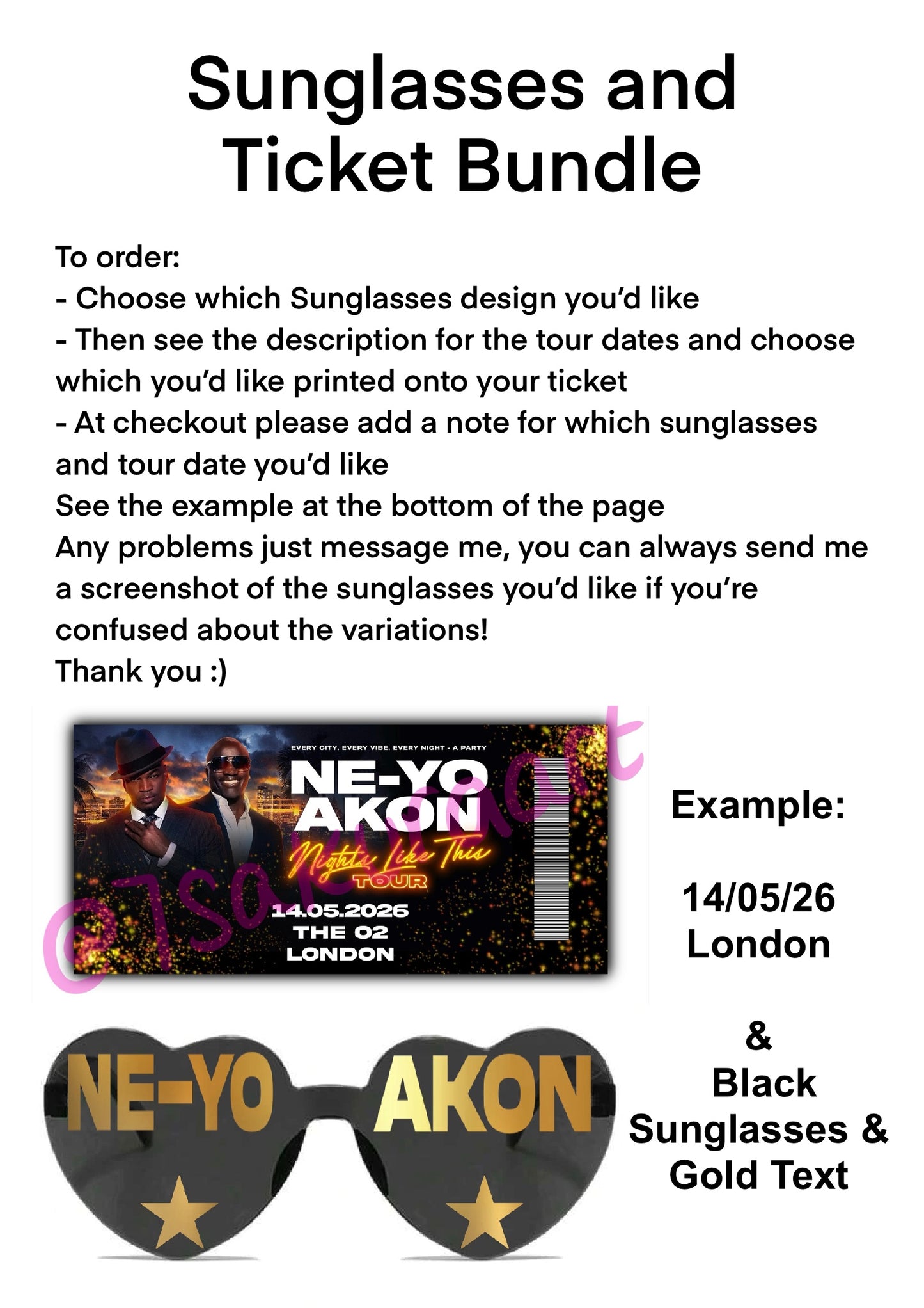 NY and A 2026 Tour Sunglasses