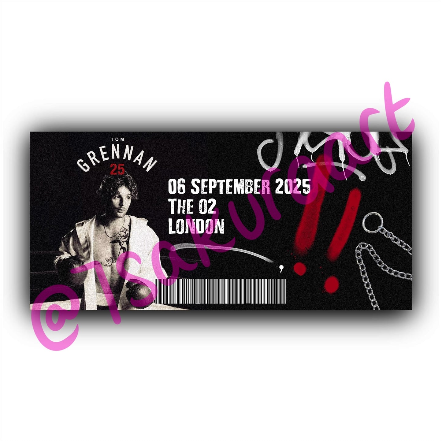 TG 2025 Tour Souvenir Tickets