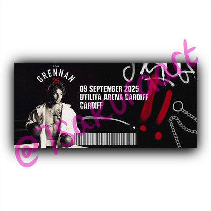 TG 2025 Tour Souvenir Tickets
