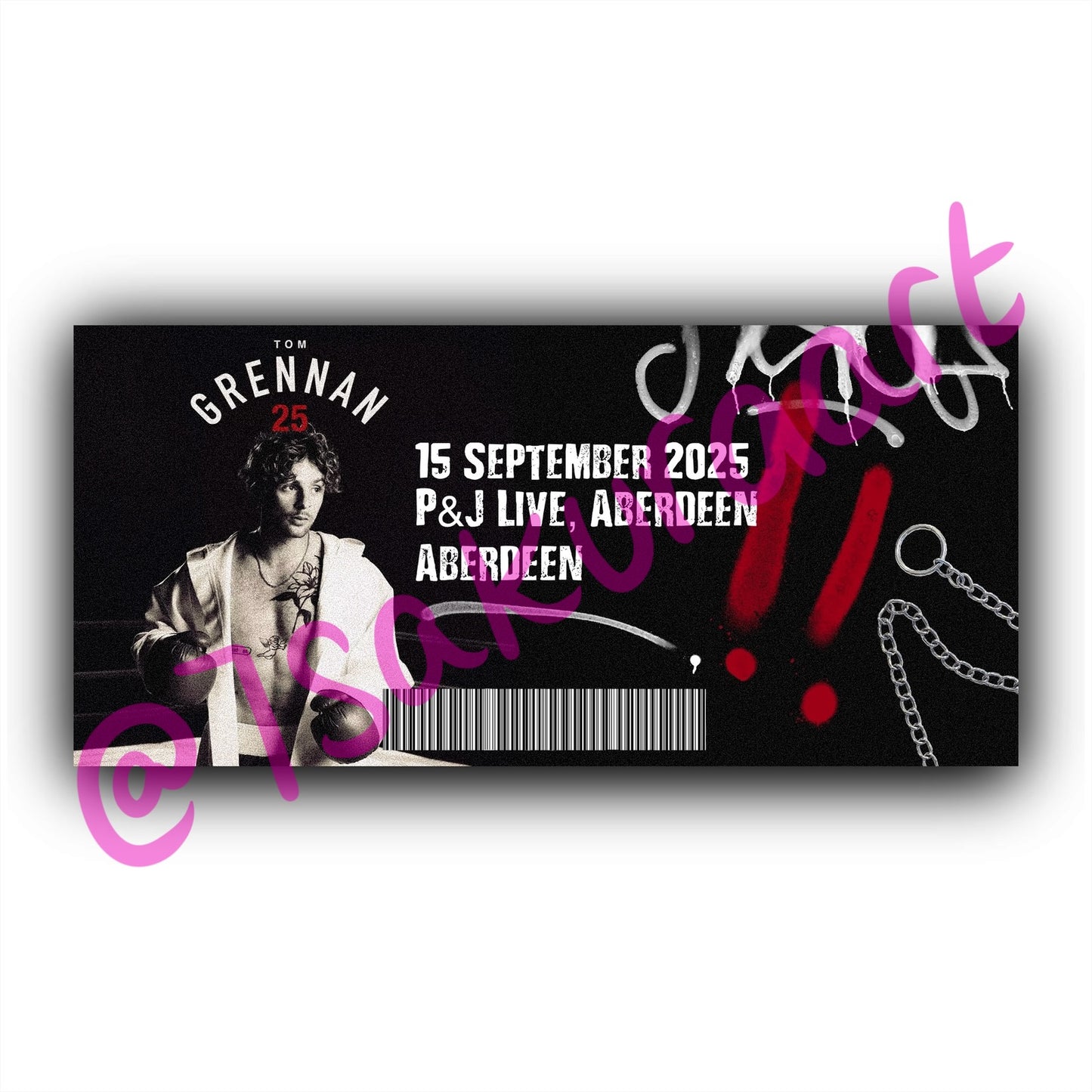 TG 2025 Tour Souvenir Tickets