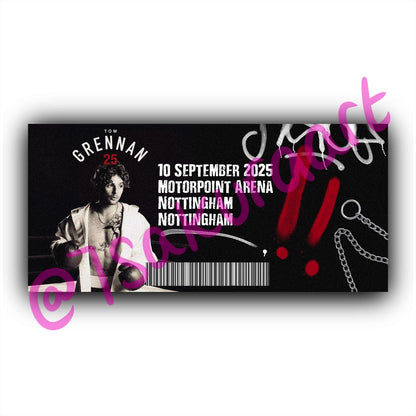 TG 2025 Tour Souvenir Tickets