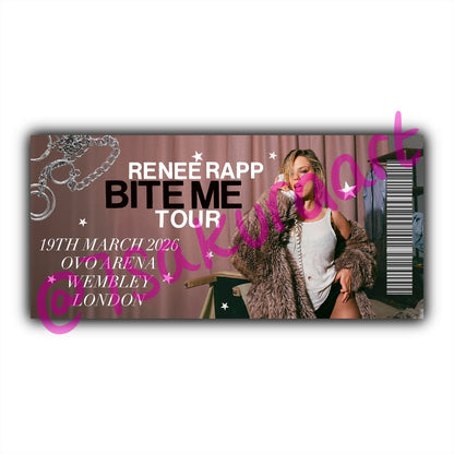 RR Bite Me 2026 Tour Souvenir Tickets