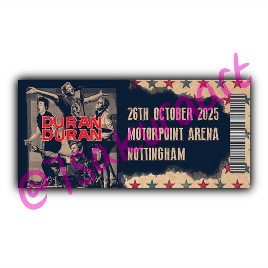 DD 2025 Tour Souvenir Tickets