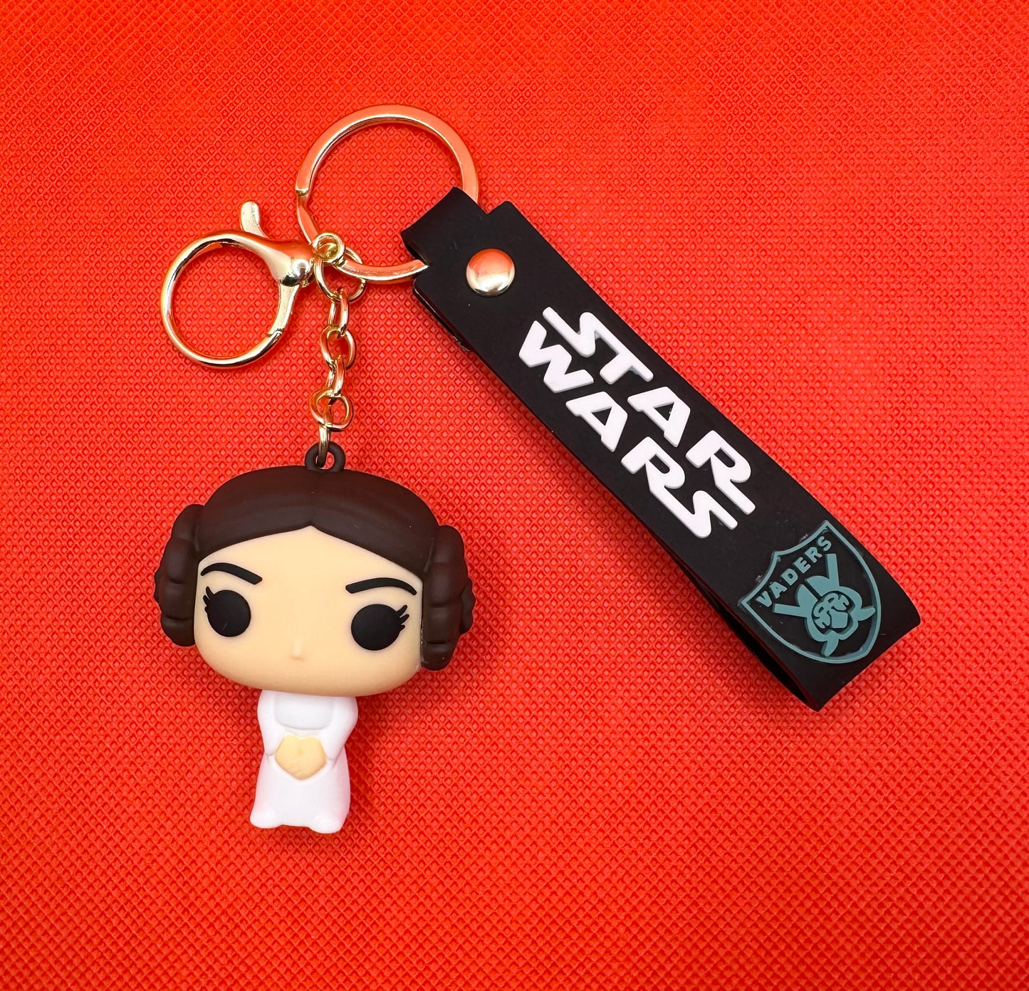 Princess L Silicone Keyring