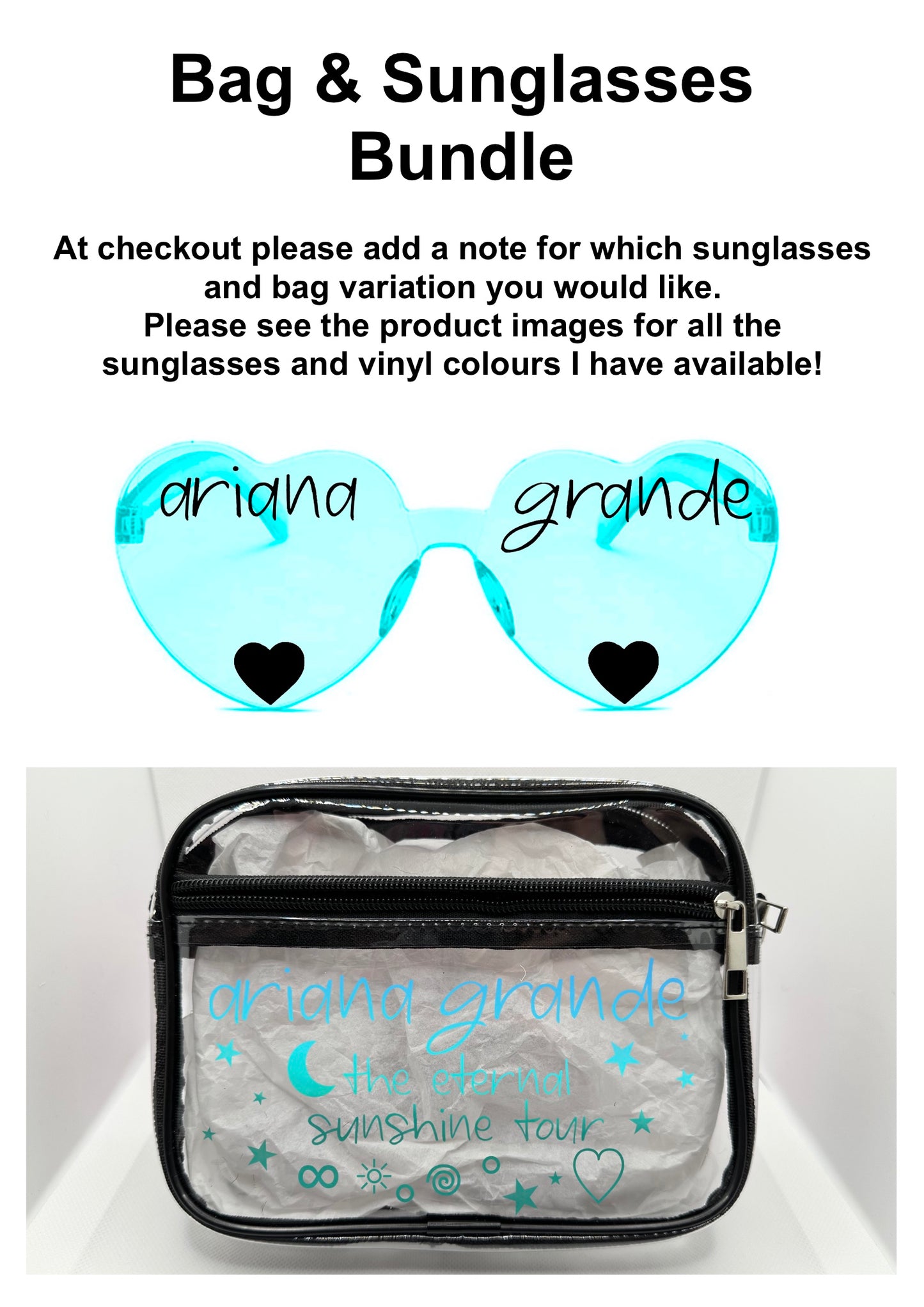 Popstar Tour Concert Bag Clear Stadium Approved PVC Concert Crossbody Bag