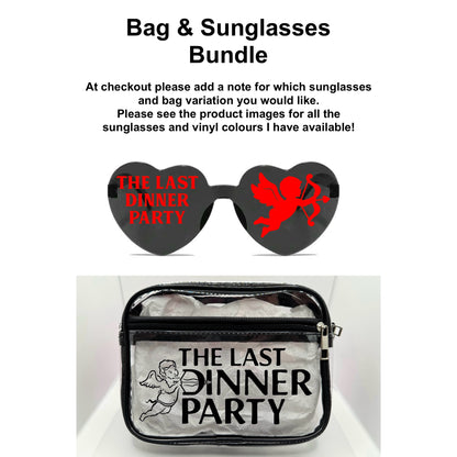 Indie Group Tour Concert Bag Clear Stadium Approved PVC Concert Crossbody Bag