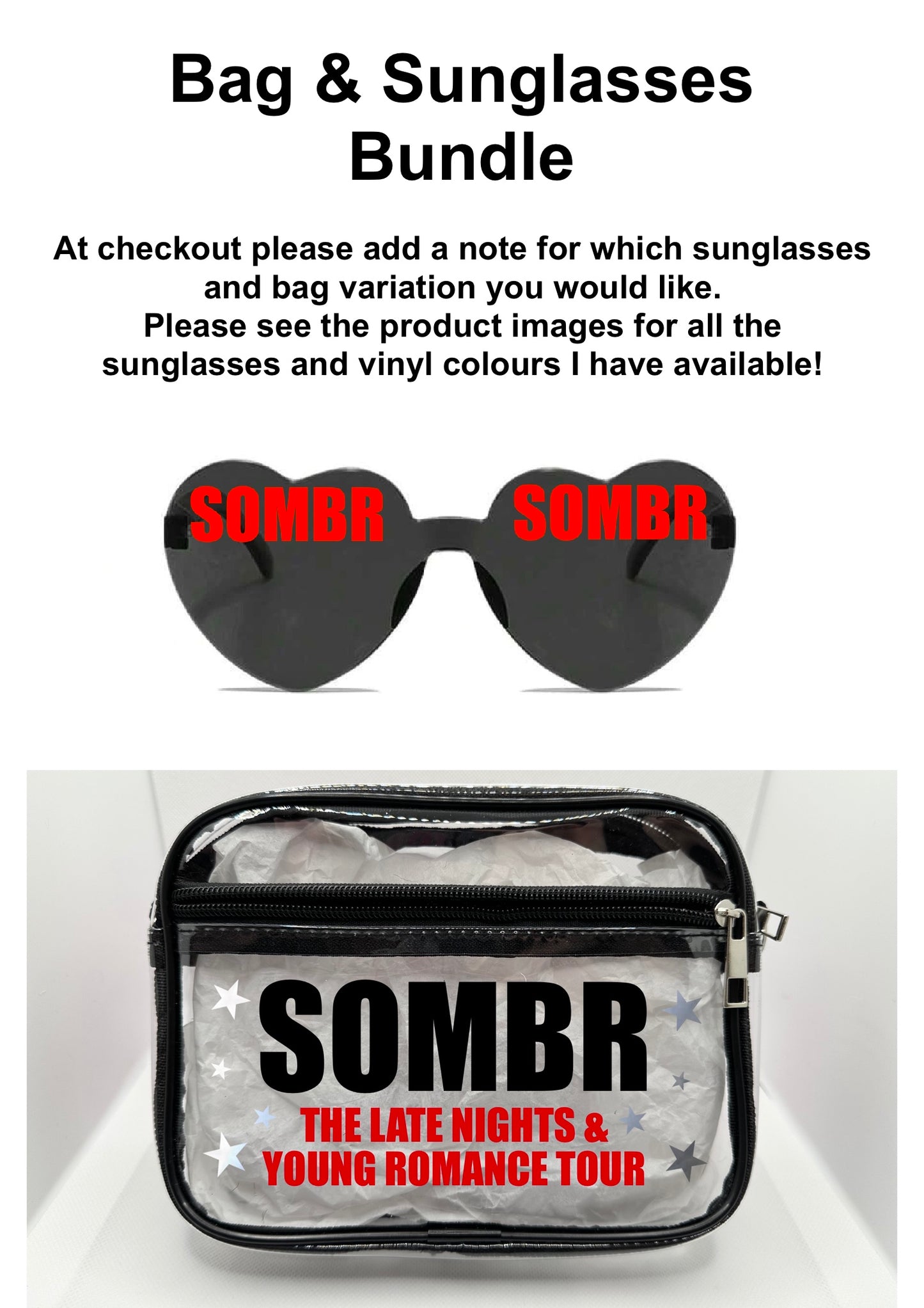 Popstar Tour Concert Bag Clear Stadium Approved PVC Concert Crossbody Bag