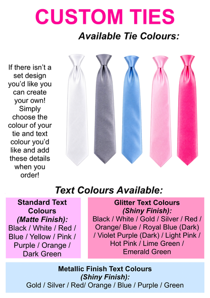 HS KISS DESIGN Concert Ties - NO GEMS