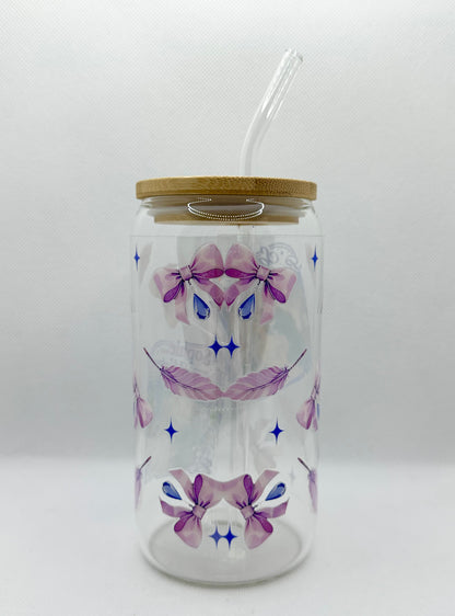 'Be My Mistress' B TV Show 16oz Glass Tumbler with Straw