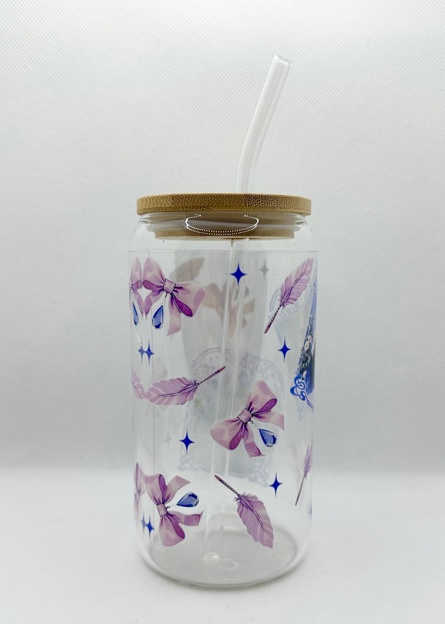 'Be My Mistress' B TV Show 16oz Glass Tumbler with Straw
