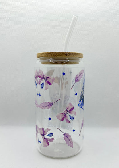 'Be My Mistress' B TV Show 16oz Glass Tumbler with Straw