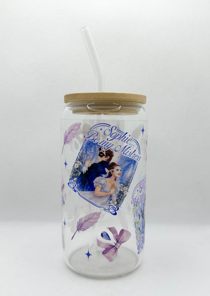 'Be My Mistress' B TV Show 16oz Glass Tumbler with Straw
