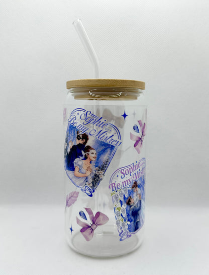 'Be My Mistress' B TV Show 16oz Glass Tumbler with Straw