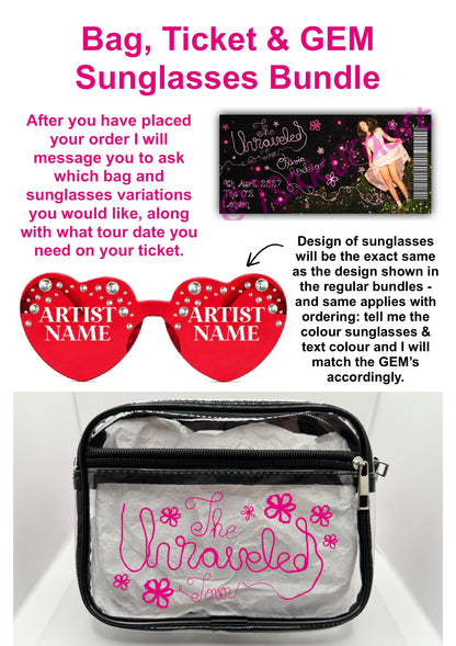 OR 2027 Tour Concert Bag Clear Stadium Approved PVC Concert Crossbody