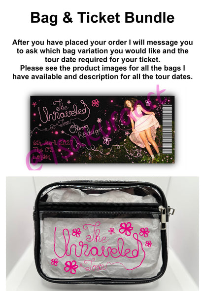 OR 2027 Tour Concert Bag Clear Stadium Approved PVC Concert Crossbody