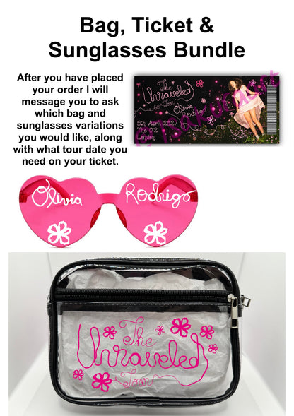 OR 2027 Tour Concert Bag Clear Stadium Approved PVC Concert Crossbody