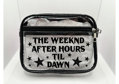 TW Tour Concert Bag Clear Stadium Approved PVC Concert Crossbody Bag