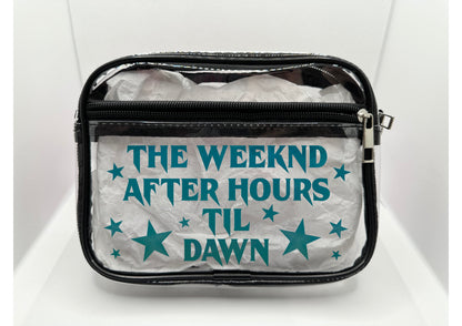 TW Tour Concert Bag Clear Stadium Approved PVC Concert Crossbody Bag