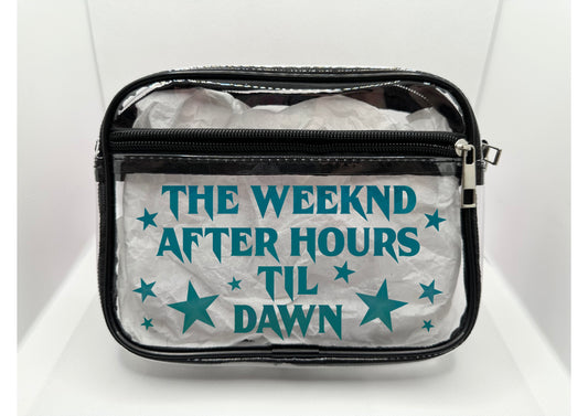 TW Tour Concert Bag Clear Stadium Approved PVC Concert Crossbody Bag