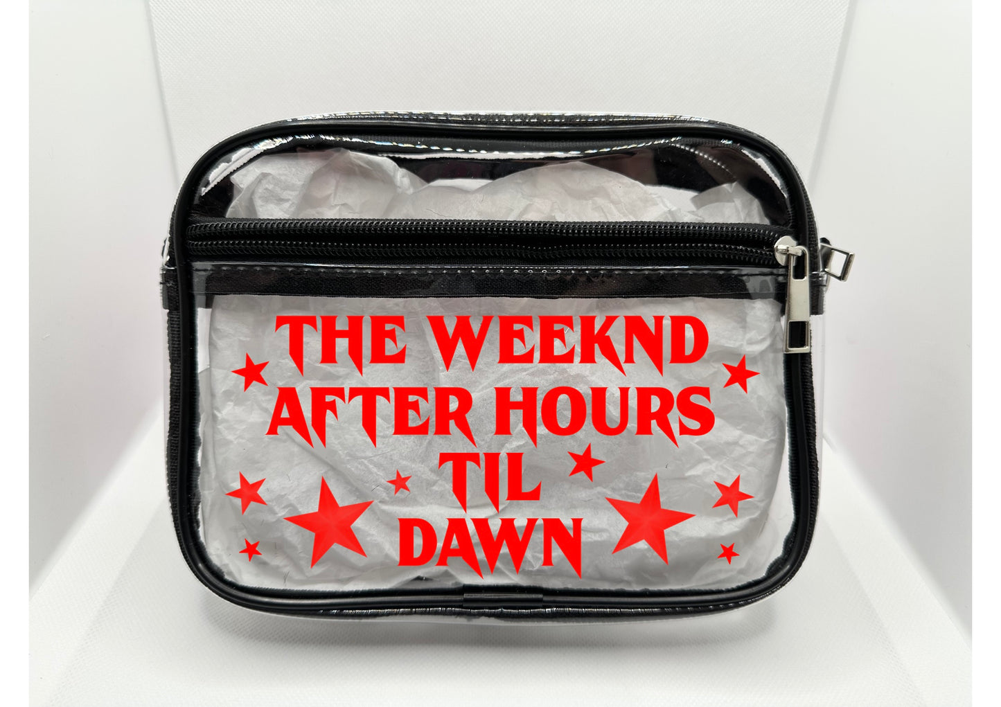 TW Tour Concert Bag Clear Stadium Approved PVC Concert Crossbody Bag