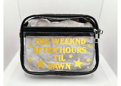 TW Tour Concert Bag Clear Stadium Approved PVC Concert Crossbody Bag