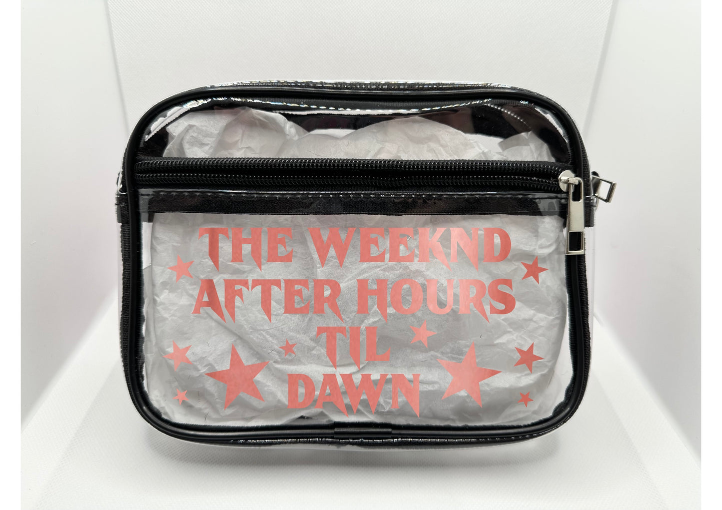 TW Tour Concert Bag Clear Stadium Approved PVC Concert Crossbody Bag