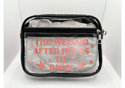 TW Tour Concert Bag Clear Stadium Approved PVC Concert Crossbody Bag