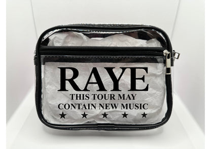 R Tour Concert Bag Clear Stadium Approved PVC Concert Crossbody Bag