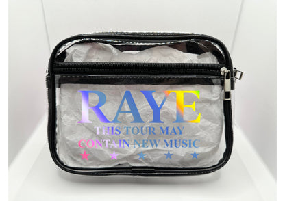 R Tour Concert Bag Clear Stadium Approved PVC Concert Crossbody Bag
