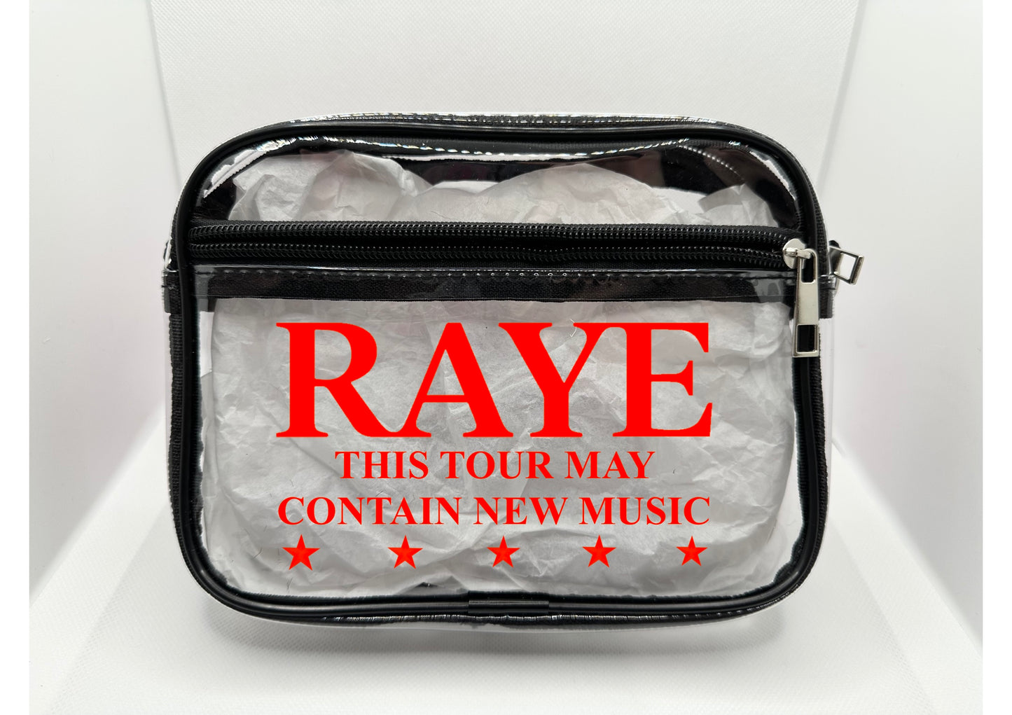 R Tour Concert Bag Clear Stadium Approved PVC Concert Crossbody Bag