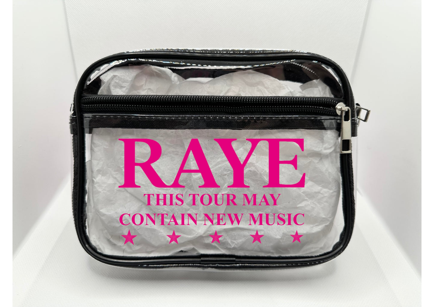 R Tour Concert Bag Clear Stadium Approved PVC Concert Crossbody Bag
