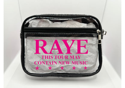 R Tour Concert Bag Clear Stadium Approved PVC Concert Crossbody Bag