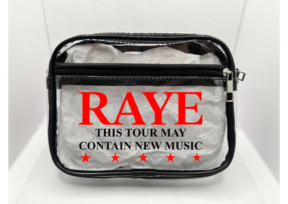 R Tour Concert Bag Clear Stadium Approved PVC Concert Crossbody Bag