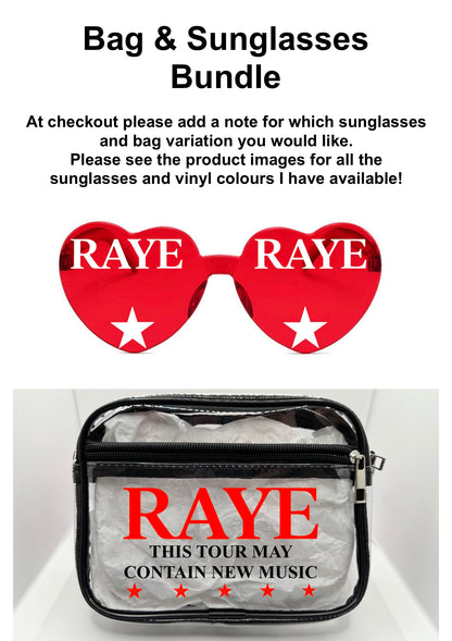 R Tour Concert Bag Clear Stadium Approved PVC Concert Crossbody Bag