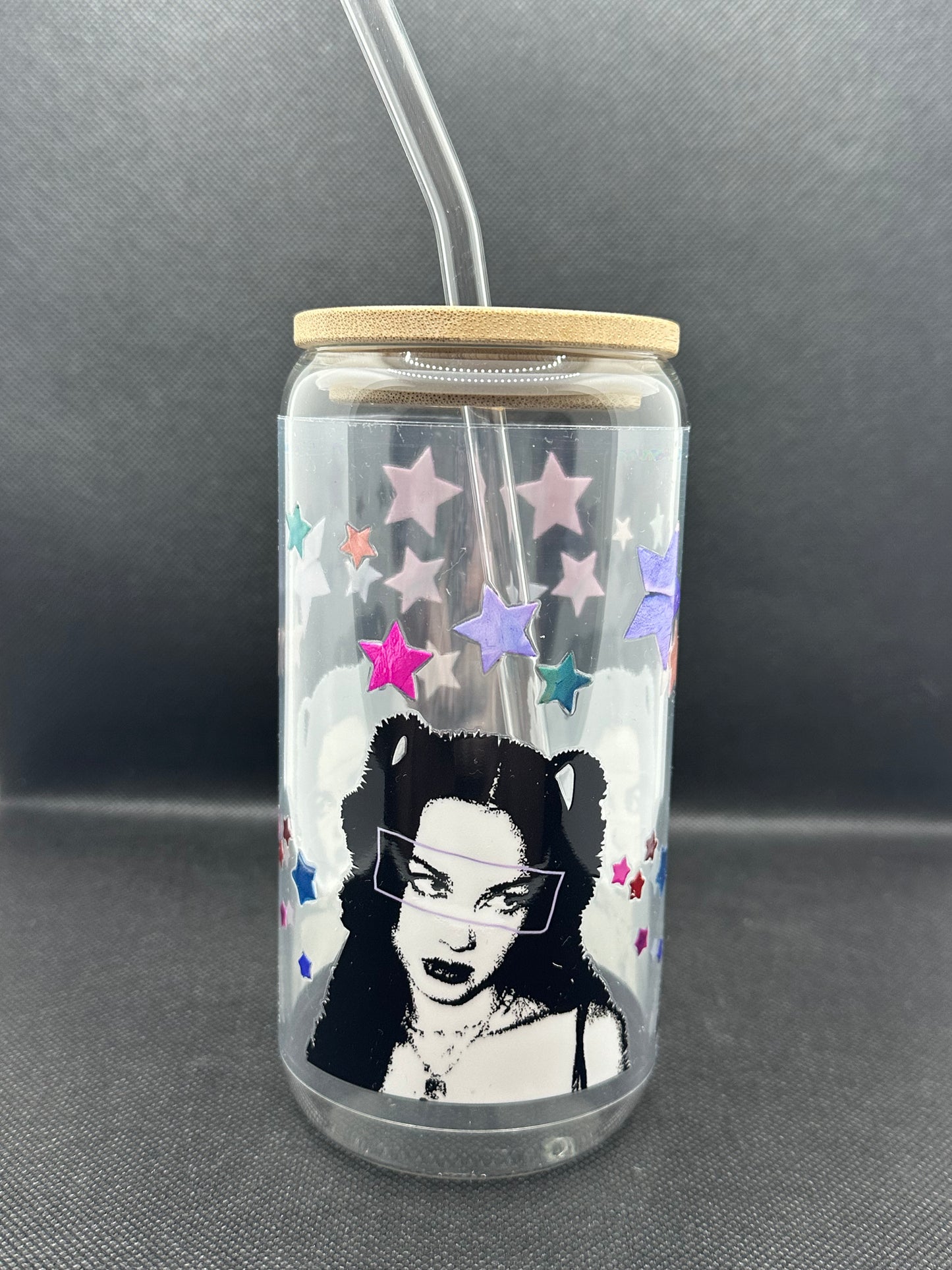 OR GUTS Era 16oz Clear Glass Tumbler with Straw