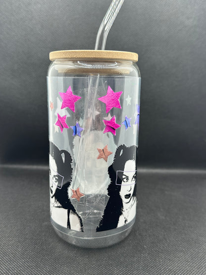 OR GUTS Era 16oz Clear Glass Tumbler with Straw