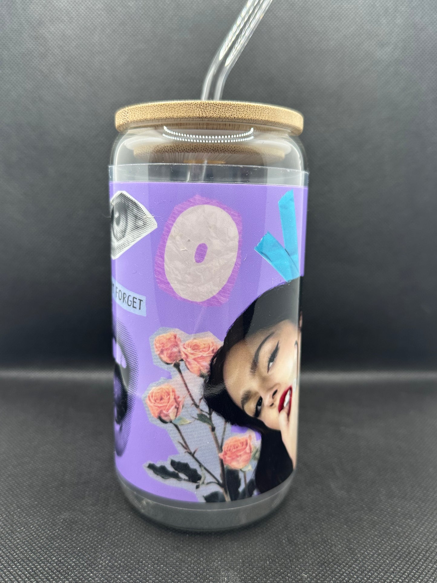 OR GUTS Era 16oz Clear Glass Tumbler with Straw