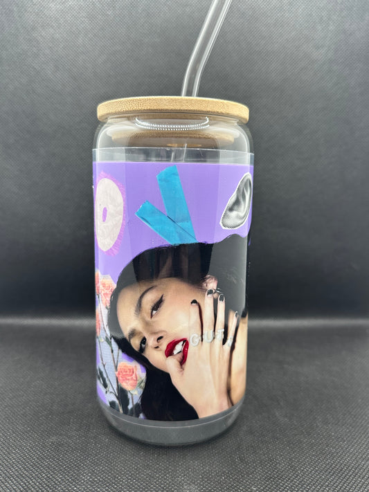 OR GUTS Era 16oz Clear Glass Tumbler with Straw
