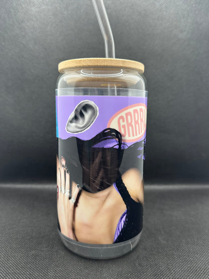 OR GUTS Era 16oz Clear Glass Tumbler with Straw